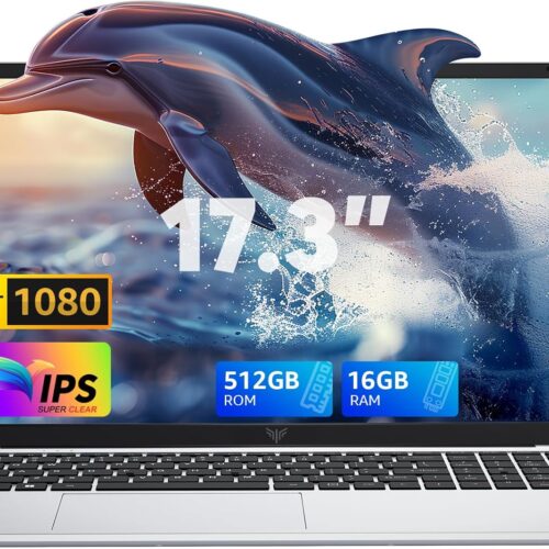 ACEMAGIC 17.3 Inch Laptop PC Laptop 16GB DDR4 512GB SSD Extension 2TB 4 Cores N-97 (up to 3.6 GHz) Capacity 6000 mAh 3 x USB3.2 BT5.