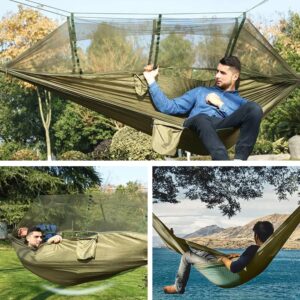 Hamac Udbrud camping moustiquaire 300 kg 260 x 140 cm nylon