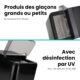 Machine à glaçons Niceey portable autonettoyante noire