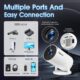 71jLJckdu5L._AC_SL1500_.jpg Built-in App 2025 Projector Projector Portable Mini Projector Dual Control with Mouse Android TV WiFi 6 BT5.2 180 Rotation HDMIT