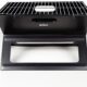 AKTIVE 63033 - Barbecue a Charbon Portable et Pliable en Acier Noir et Rectangulaire, avec Poignee de Transport, Dimensions 45 X 29