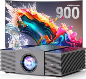 71jd2p3FqcL._AC_SL1500_.jpg ULTIMEA Native Full HD 1080P Projector, 4K Projector Supported 900 ANSI, Object Avoidance, Auto FocusKeystone in 6D, Bluetooth WiFi