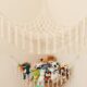 iKeelo Range Peluche Hamac de Rangement pour Jouets, en Macrame pour Animaux en Peluche, Organisateur Suspendu pour Chambre d'Enfant