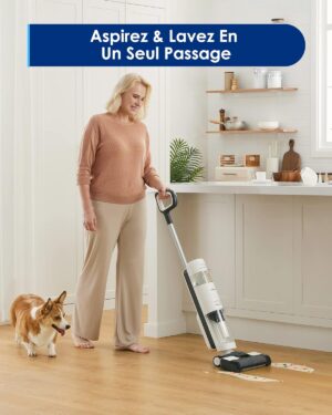 71jtnH6uQmL._AC_SL1500_.jpg Tineco iFloor 3 Breeze Plus Aspirateur Laveur Sec Humide, Nettoyeur de Sol sans Fil et Serpilliere Legere pour Nettoyer Les Sols Dur