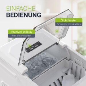 Machine à glaçons Juskys IceOracle, 12 kg/jour en 6-13 min