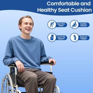 71kJsseG8-L._AC_SL1500_.jpg Benazcap Coussin Coccyx,Coussin Chaise Bureau Orthopedique Soulagement de la Pression pour Coccyx,Sciatique,Hanche,Coussin Ergonomiq