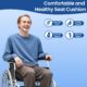 71kJsseG8-L._AC_SL1500_.jpg Benazcap Coussin Coccyx,Coussin Chaise Bureau Orthopedique Soulagement de la Pression pour Coccyx,Sciatique,Hanche,Coussin Ergonomiq