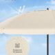 Parasol 160 cm SONGMICS - UPF50 inclinable 30° avec sac