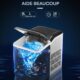 Self-Cleaning Ice Maker, 14kg in 24h, 2 Size Ice Cubes, Portable No Installation, Quiet Under 40dB, Fast Ice Cube Ready in 6 Mins, S