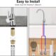 Mitigeur cuisine monocommande col de cygne inox chaud/froid