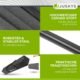 71kcrOQ5XUL._AC_SL1500_.jpg Hamac Paya de Juskys avec chassis - hamac Double d'exterieur, pour 2 Personnes - supporte jusqu'a 200 kg - hamac Double d'interieur
