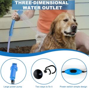 71ki0zCfm4L._AC_SL1500_.jpg PORFOYO Portable Camping Shower 12V with Pump 7m Hose, Camping Shower Kit for Camping, Car, Garden, Dogs - Portable Shower with 5m C