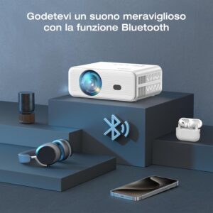 Projecteur 1080P AMEELA portable WiFi Bluetooth 18000 lumens