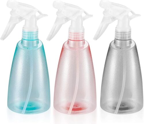 Diompirux 3 Pieces 500ml Flacons Pulverisateur Vide, Flacons Pulverisation Plastique Reutilisable, Bouteille Spray Vide, pour Menage