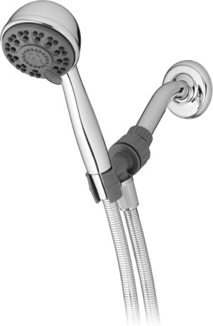 Ecoflow ETC-443E Pommeau de douche a main 3 reglages 2 GPM Chrome