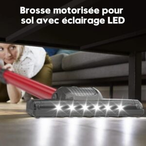 Akitas V10 Aspirateur Balai sans Fil 30V 450W Jusqu'a 50 Minutes 3 Vitesses Balai et a Main Moteur Numerique sans Balais (BLDC) Batt
