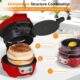 Appareils A Sandwiches, Muffin Burger Maker Et Grill SandwichHamburger, Avec Une Bague A Œufs, Parfait Pour Le Hamburger, Collation