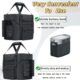 Sac de station d'alimentation portable compatible avec ECOFLOW DELTA 2, sac de transport avec sangles pour station d'alimentation, h