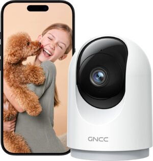 Caméra WiFi GNCC 2K 3MP – Audio 2 voies, détection IA