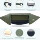 Night Cat Hamac Tente avec Moustiquaire Impermeable a l'eau pour 1 Personne Randonnee Camping dans Jardin Arriere-Cour Sauvage Vert
