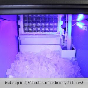 71lqiy6E8L._SL1500_-1.jpg Machine à glaçons professionnelle inox 40 kg/24h avec broyeur à glace