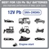 OptiMATE TM254 Optimate7 AmpMatic, 7 12V 10A Battery Charger