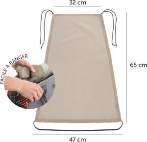 71m8p3pfUcL._AC_SL1500_.jpg Zamboo Pare Soleil Poussette Universelle Bebe, Protection UV 50, Voile Pare-Soleil Landau Reglable, Canopy Flexible avec Fonction S
