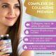 Premium Collagene Marin Complex 1000mg hautement dose Acide Hyaluronique - 120 Caps Coenzyme Q10, Zinc, Cuivre, Manganese, Vitam