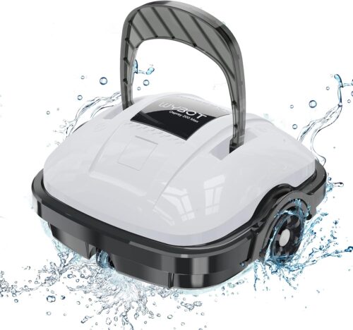 WYBOT Robot Swimming Pool, Pool Vacuum Cleaner for 100 Minutes of Operation, Automatic Parking, Strong Suction Power, Wireless Pool