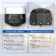 SANSI Projecteur LED Exterieur 3600LM avec Detecteur de Mouvement, Spot LED Exterieur 5000K avec 2 Tetes Reglables, Lumiere de Secur