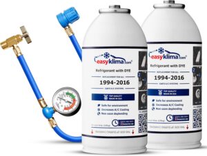 Kit recharge clim voiture R134a EasyKlima avec manomètre