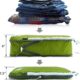Cipway Lot de 3 cubes d'emballage par compression, organiseurs de voyage ultralegers et extensibles pour bagages a main (vert 3 piec