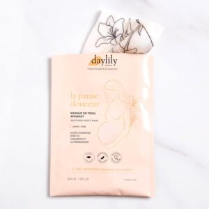 Masque ventre apaisant Daylily - apaise tiraillements et prévient des vergetures