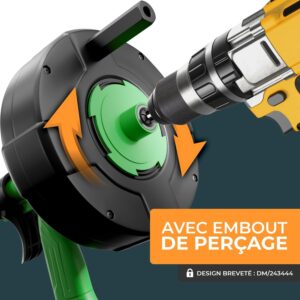 Furet déboucheur canalisation 7,5 m Meisterfaktur automatique