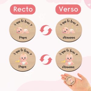 Cadeau bébé en bois - parfait pour nouveaux parents