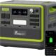 FOSSiBOT F2400 Portable Electric Generator, 2048Wh Battery LiFePO4 Electric Station, 3 Outputs AC 2400W (4800W Pic) 230V Solar Elect