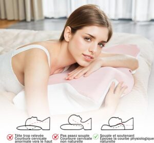 Oreiller cervical ergonomique mémoire de forme VD VENTDESIGN