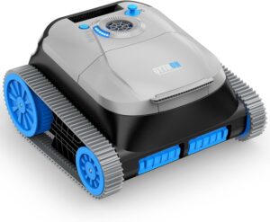 QP5 NIXBOT QP5 Robot Pool Cleaner Dual Motor Turbine System for Off-Terrain and Inground Pools with Wall Climing and Navigation Tech