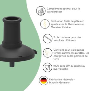 Spiraliseur WunderZoodler – Extension pour WunderSlicer
