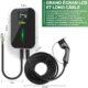 ANFIL 3-Phase Charging Station for Electric Vehicles - EU Standard 16A Charger, 11kW IEC 62196-2 - 6.1m Charging Cable, Type 2 Plug