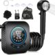 Spopal Camping Shower, 8000 mAh Portable Shower, Camping Shower Kit, Rechargeable Electric Shower Pump, with Smart Display and Sho
