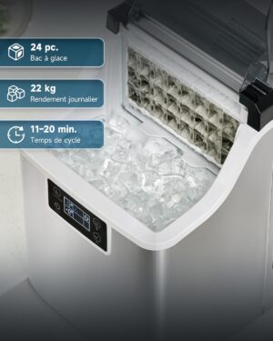 Machine à Glaçons CO-Z - 22 kg/24h, Auto-nettoyage
