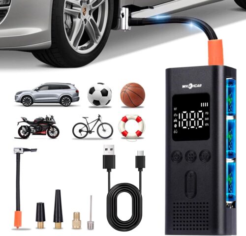 Compresseur d'air portable 6000mAh 150PSI LED USB-C