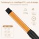 Fer a Boucler 5 en 1 PARWIN PRO BEAUTY Multifonctionnel Interchangeable Kit Fer a Friser avec Tourmaline en ceramique et 140-230C T