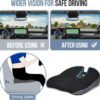 71opU0q5BaL._AC_SL1500_.jpg Ajiteogy Coussin Voiture Conducteur - Coussin Siege Voiture Rehausseur Adulte en Mousse Memoire - Coussin Chaise Bureau Anti-Glissan