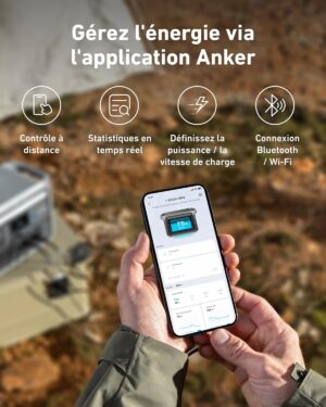 Anker SOLIX C800 station portable solaire 768Wh 1200W 58min