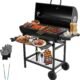 71pfUBvQmHL._AC_SL1500_.jpg TEENO Barbecue Charbon de Bois,avec Grille de Cuisson XXL,Gants Anti-BruLures, ThermomeTre,Tiroir a Cendres, eVent ReGlable,Grand Ba