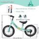 71pfsW7vQL._AC_SL1500_.jpg GASLIKE Children's Balance Bike 2 Years and 3 4 5 6 Years without Pedal with Brake, Bell and Kickstand, 14 Inch Rubber Tyres, Up to