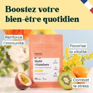 Multivitamines et minéraux 15 nutriments – 60 gélules vegan
