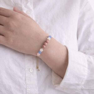 Bracelet Future Maman Pierre Naturelle - Cadeau Grossesse